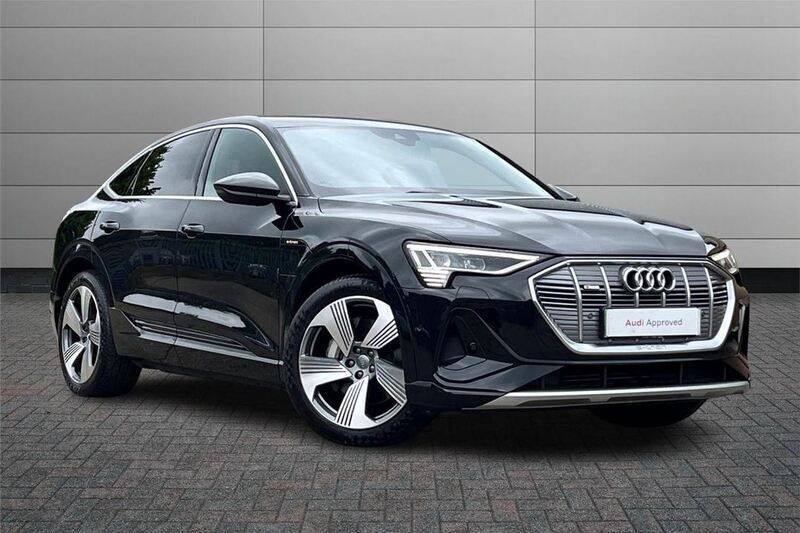 Black Used 2020 Audi e-tron Sportback S-Line SUV | £26,522 (Fair price) - Image 1/4