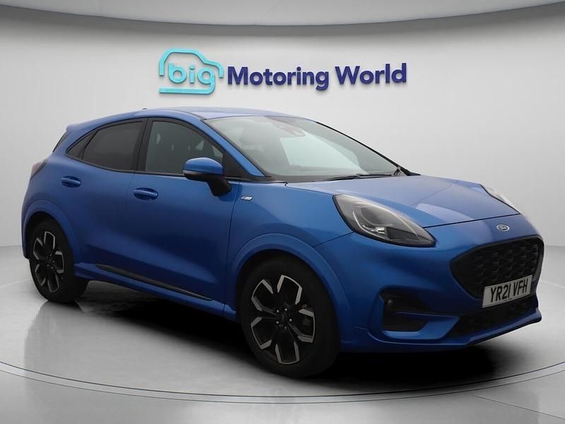 Blue Used 2021 Ford Puma ST-Line X Hatchback | £15,900 (Fair price) - Image 1/4