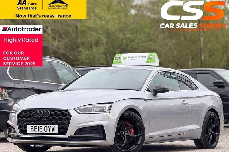 Used Audi A5 Comfort 354 HP (260 kW) 2018 Silver Coupe