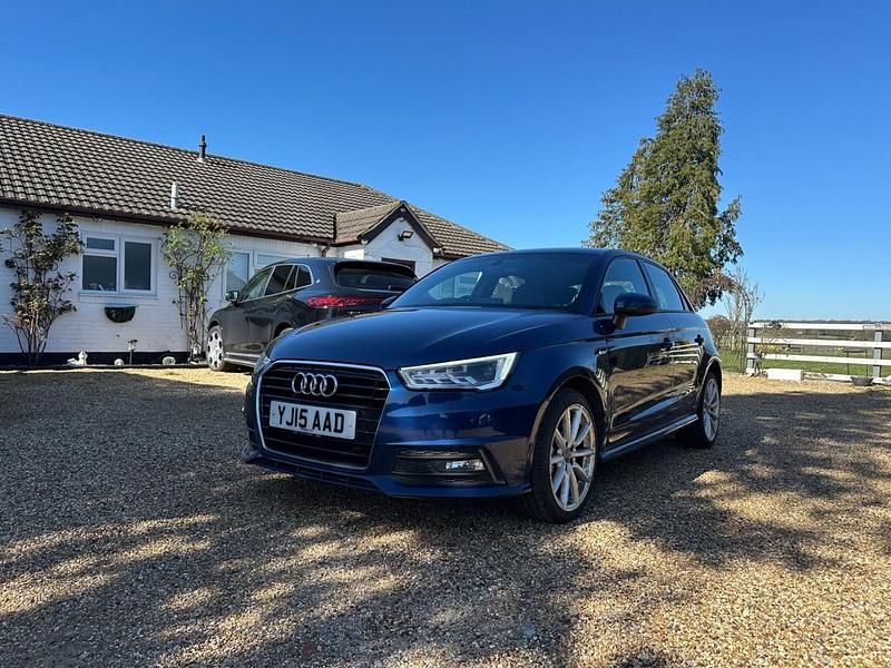 Used Audi A1 S-Line 2015 Blue Hatchback