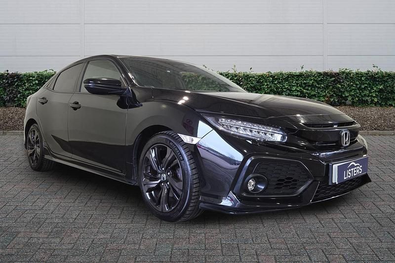 Used Honda Civic Sport 2018 Black Hatchback