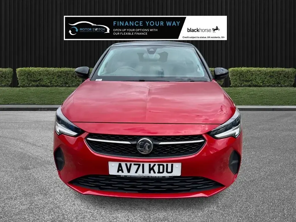 Used Vauxhall Corsa 75 HP (55 kW) 2021 Red Hatchback