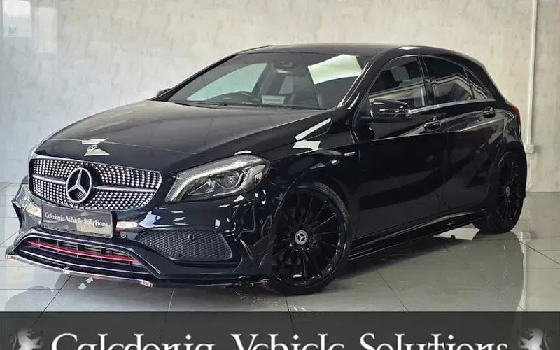 Used Mercedes A250 Premium 218 HP (160 kW) 2018 Black Hatchback