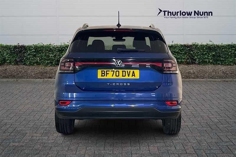 Used VW T-Cross R-line 150 HP (110 kW) 2020 Blue SUV