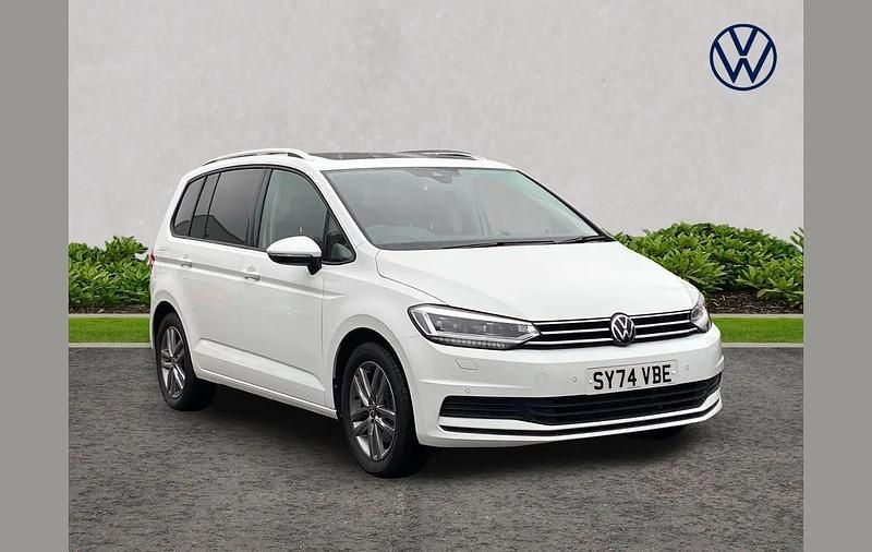 White Used 2024 VW Touran Match MPV | £34,600 - Image 1/4
