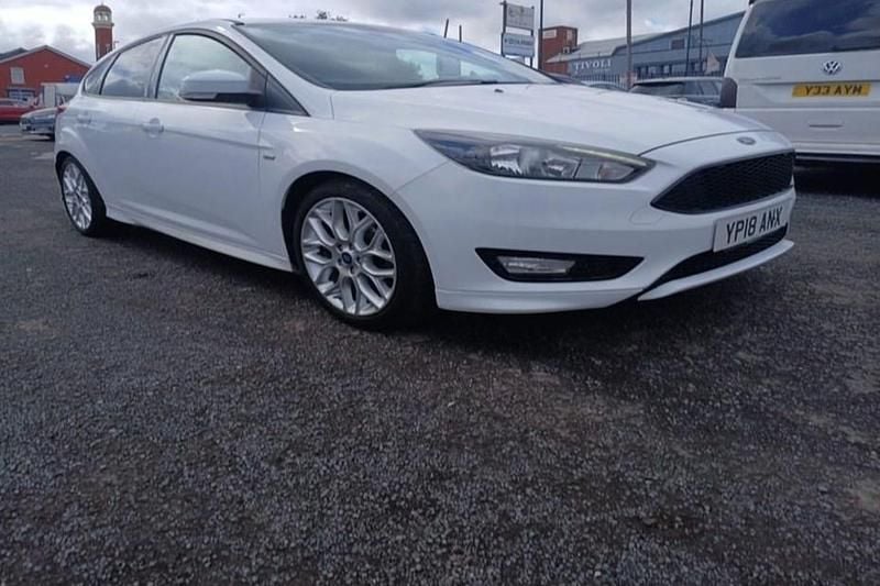 White Used 2018 Ford Focus ST-Line Hatchback | £8,495 (Good price) - Image 1/1
