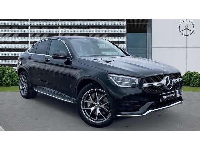 Black Used 2022 Mercedes GLC300e AMG line Coupe | £41,501 (A bit pricey) - Image 1/4