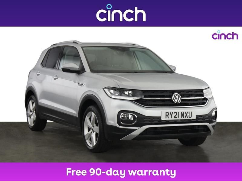 Silver Used 2021 VW T-Cross SEL SUV | £14,249 (Fair price) - Image 1/3