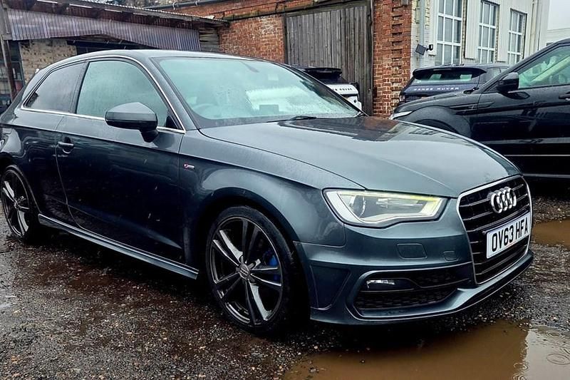 Used Audi A3 S-Line 150 HP (110 kW) 2013 Grey Hatchback