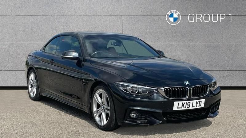 Black Used 2019 BMW 420 M Sport Cabriolet | £17,495 (Fair price) - Image 1/4