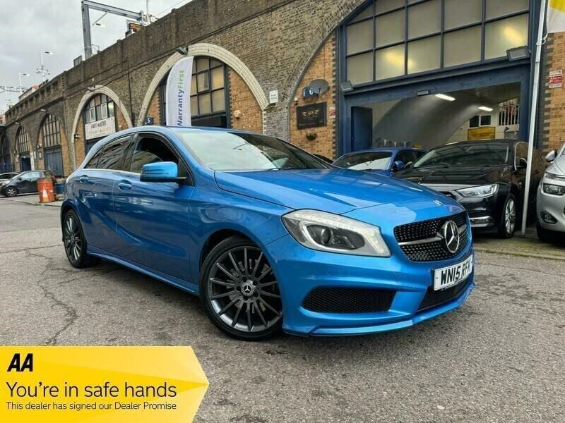 Blue Used 2015 Mercedes A220 AMG Hatchback | £8,790 (Fair price) - Image 1/4