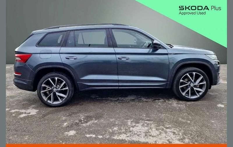 Used Skoda Kodiaq SportLine 147 HP (108 kW) 2019 Quartz grey metallic SUV