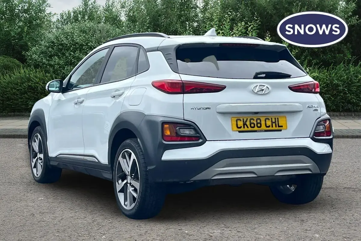 Used Hyundai Kona Premium 177 HP (130 kW) 2018 White SUV