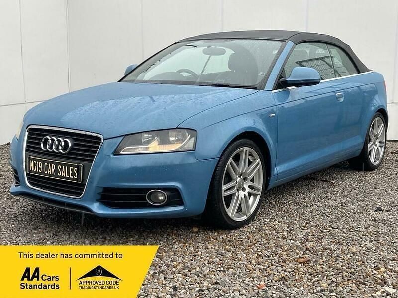 Used Audi A3 Cabriolet S-Line 140 HP (102 kW) 2009 Blue Cabriolet