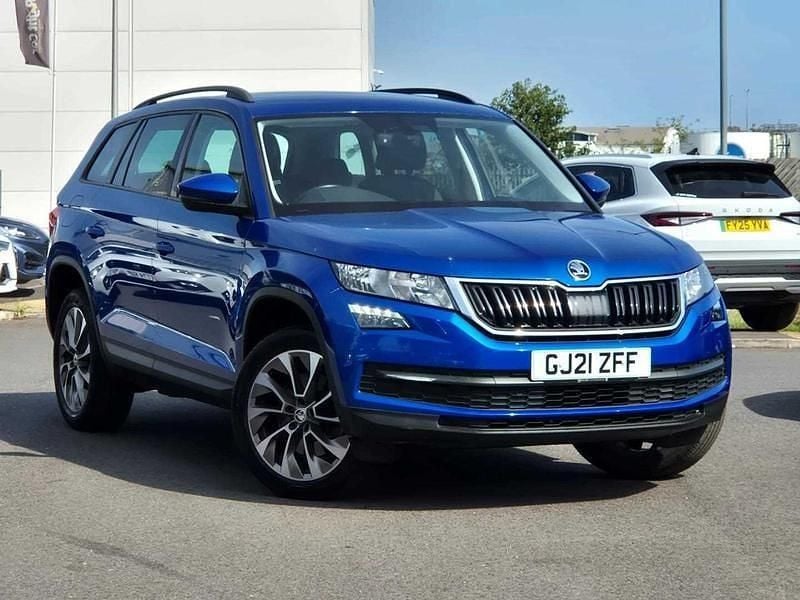 Blue Used 2021 Skoda Kodiaq SE Drive SUV | £23,166 (Good price) - Image 1/4