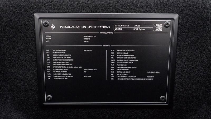 Used Ferrari SF90 2023 Red Cabriolet