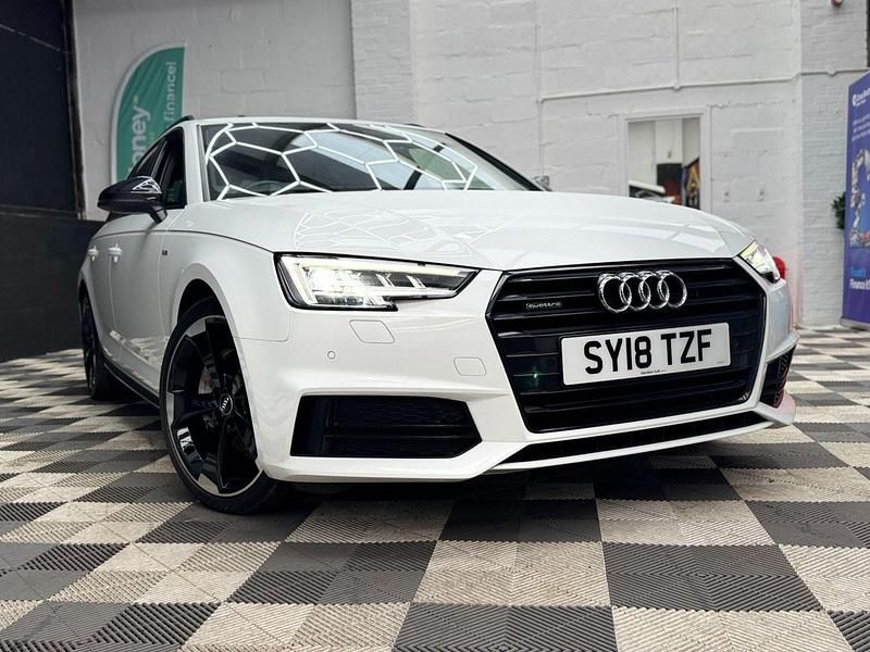 Used Audi A4 Black Edition 190 HP (139 kW) 2018 White Estate