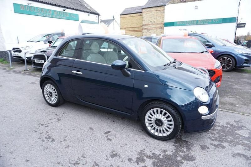 Used Fiat 500 Lounge 69 HP (50 kW) 2012 Blue Hatchback