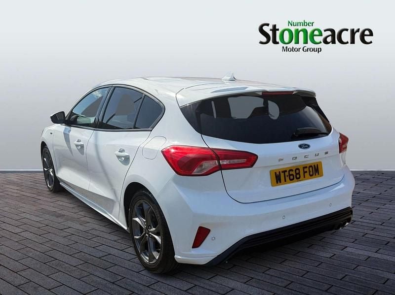 Used Ford Focus ST-Line 125 HP (91 kW) 2019 White Hatchback
