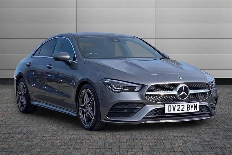 Used Mercedes CLA180 AMG Line Premium Plus 136 HP (100 kW) 2022 Mountain grey Sedan