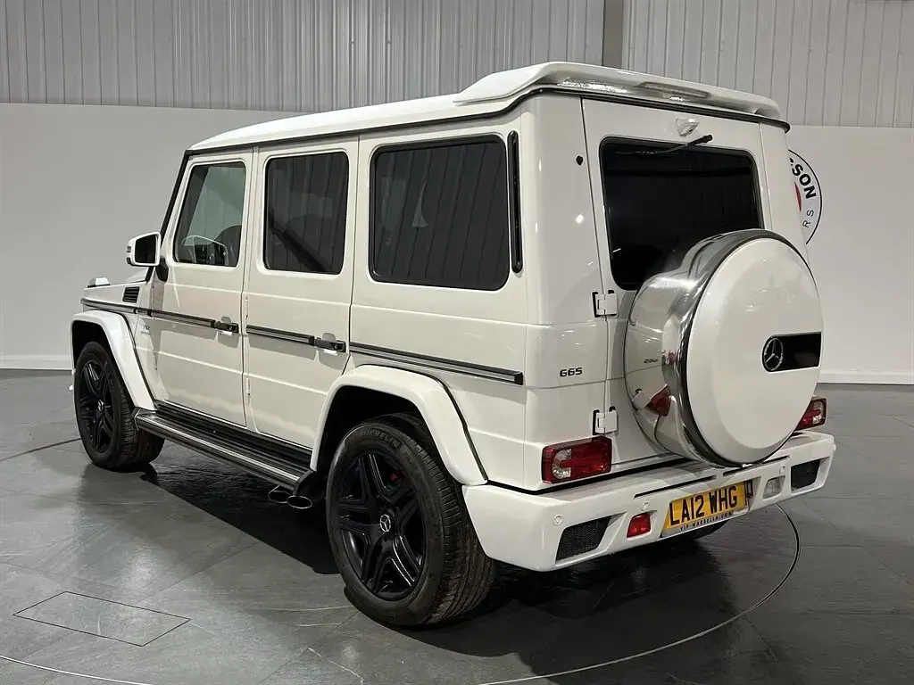 Used Mercedes G65 AMG AMG 2012 Mystic white metallic tricoat SUV