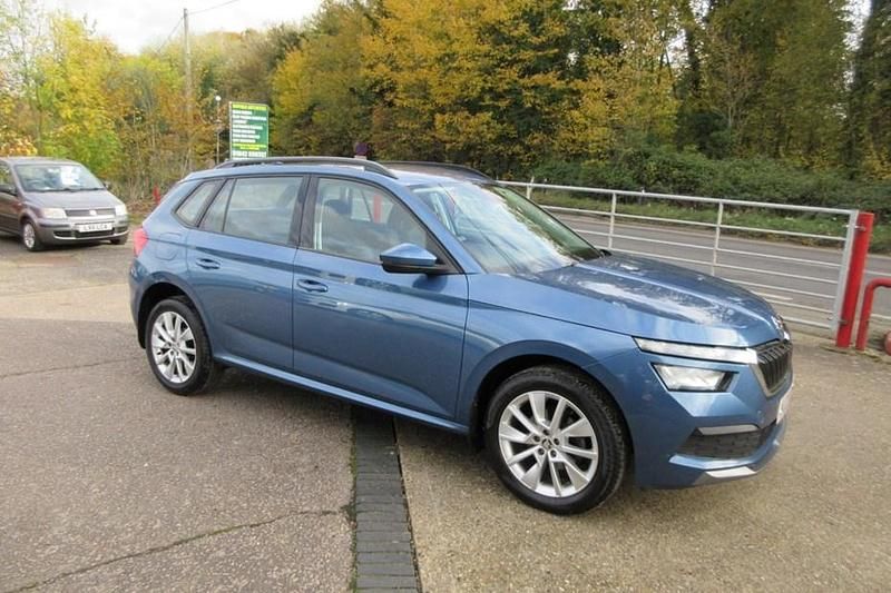 Used Skoda Kamiq SE 95 HP (69 kW) 2020 Blue SUV
