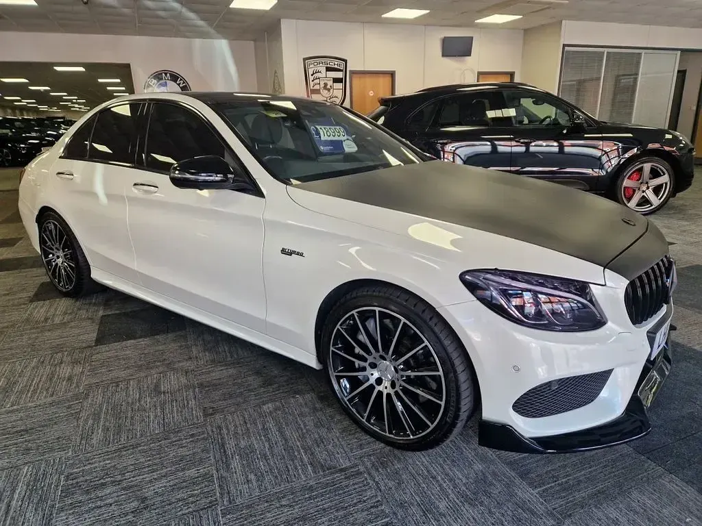 Used Mercedes C43 AMG Premium Plus 2017 White Sedan