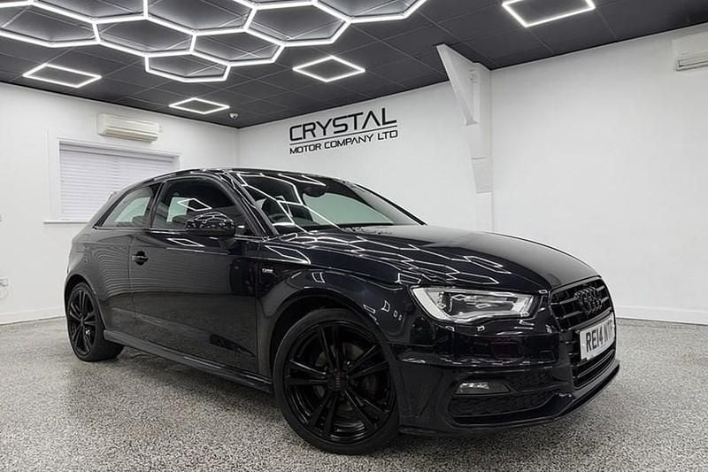 Black Used 2014 Audi A3 S-Line Hatchback | £5,995 (Fair price) - Image 1/1