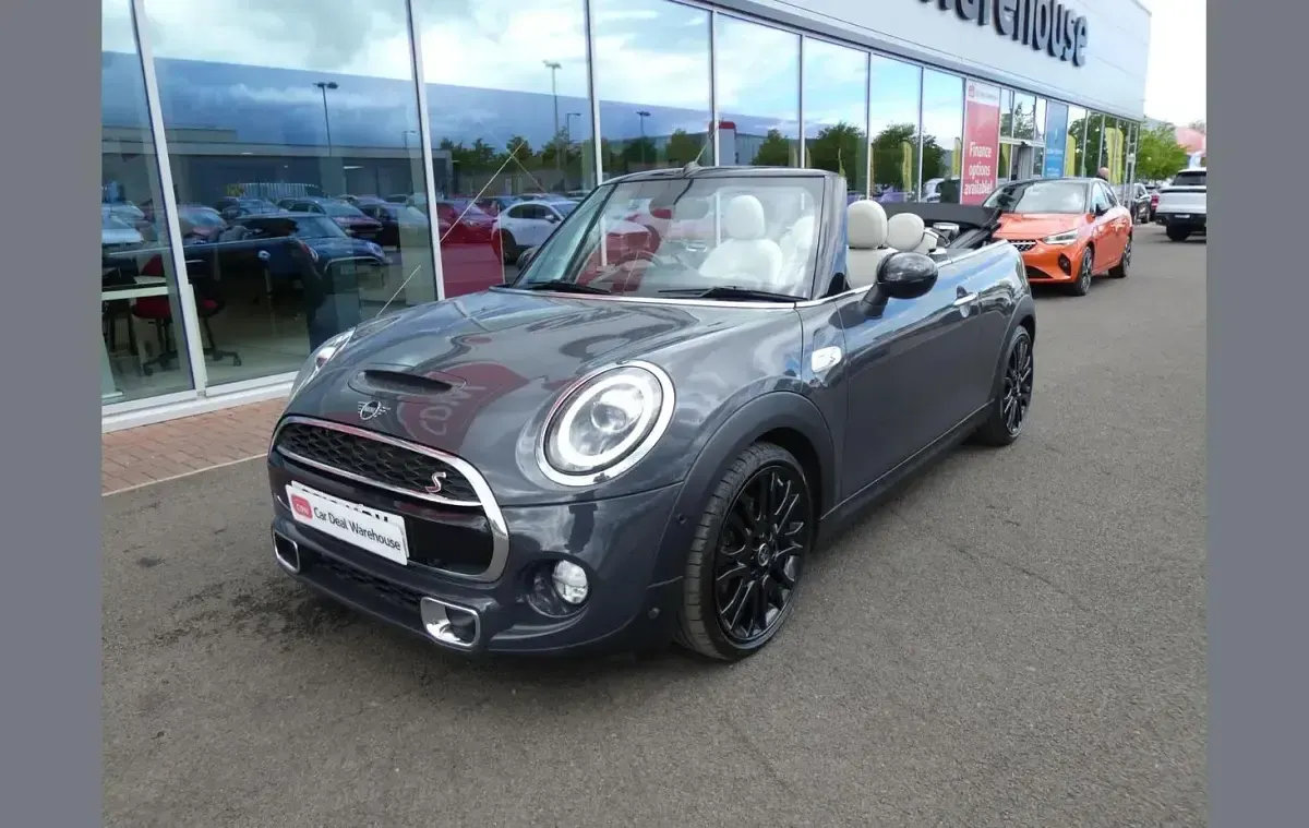 Begagnad Mini Cooper S Cabriolet Exclusive 188 HK (138 kW) 2019 Grå Cab