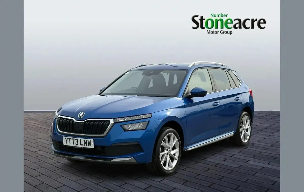 Used Skoda Kamiq SE L Executive 108 HP (79 kW) 2023 Blue SUV
