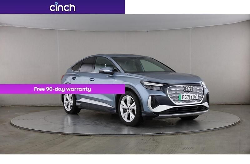 Blue Used 2021 Audi Q4 e-tron S-Line SUV | £27,499 (Good price) - Image 1/3