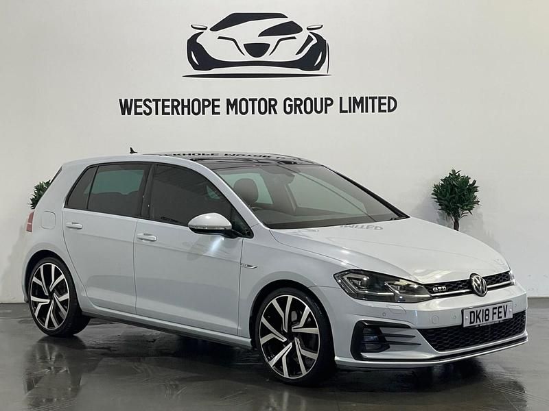 Used VW Golf VII GTD 184 HP (135 kW) 2018 Silver Hatchback