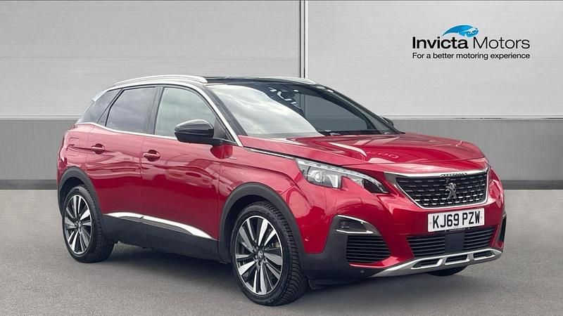 Red Used 2020 Peugeot 3008 GTi Hatchback | £15,322 (Fair price) - Image 1/4