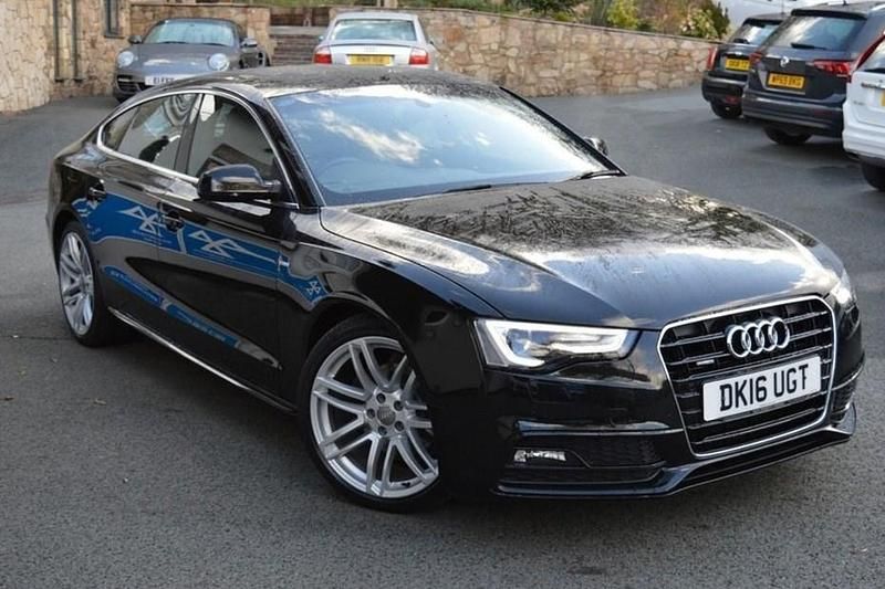 Used Audi A5 Sportback S-Line 190 HP (139 kW) 2016 Black Hatchback