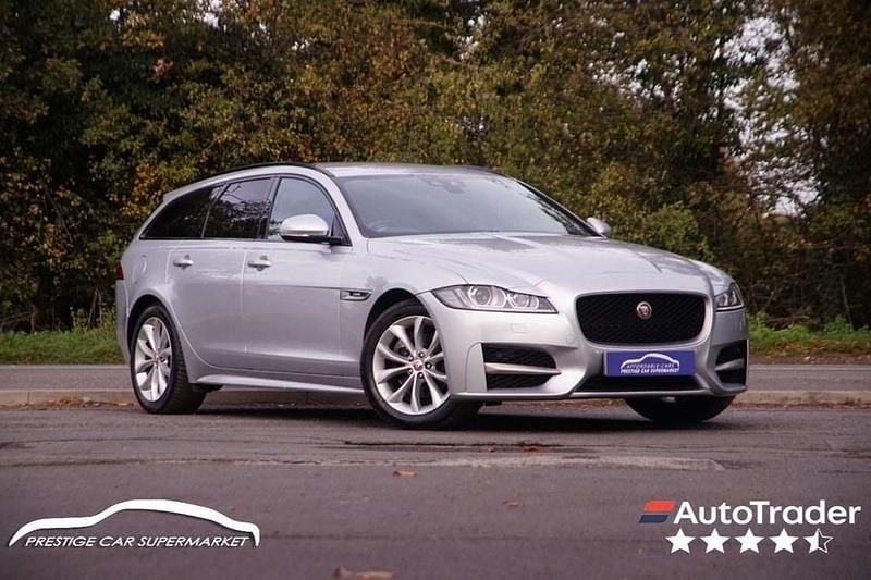 Silver Used 2019 Jaguar XF Sportbrake R-Sport Estate | £12,999 (Good price) - Image 1/4