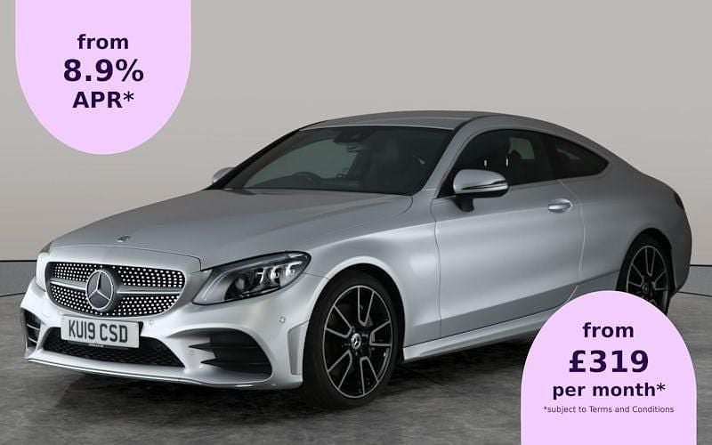 Used 2020 Mercedes C300 AMG Line Premium Coupe | £19,803 (Good price) - Image 1/2