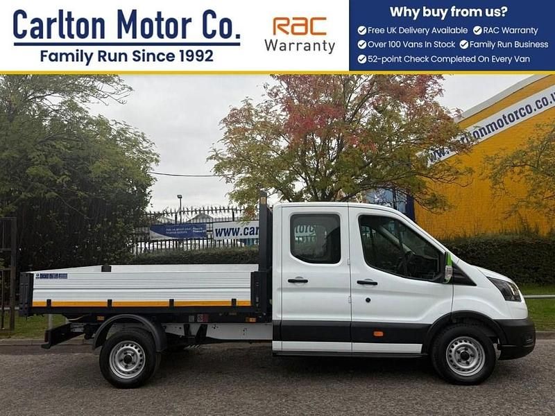 Used Ford Transit 130 HP (95 kW) 2021 White Cabriolet