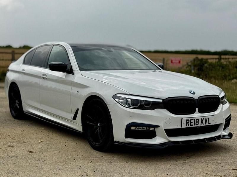 White Used 2018 BMW 520 M Sport Sedan | £14,750 (Fair price) - Image 1/4