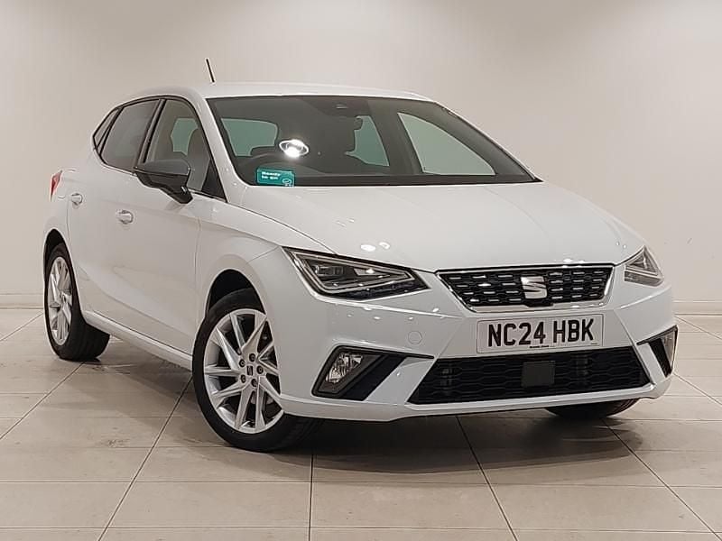 White Used 2024 Seat Ibiza XCELLENCE Hatchback | £16,998 (Fair price) - Image 1/4