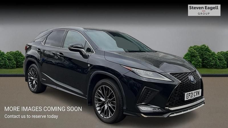 Black Used 2021 Lexus RX450h Sport Line SUV | £30,995 (Fair price) - Image 1/4