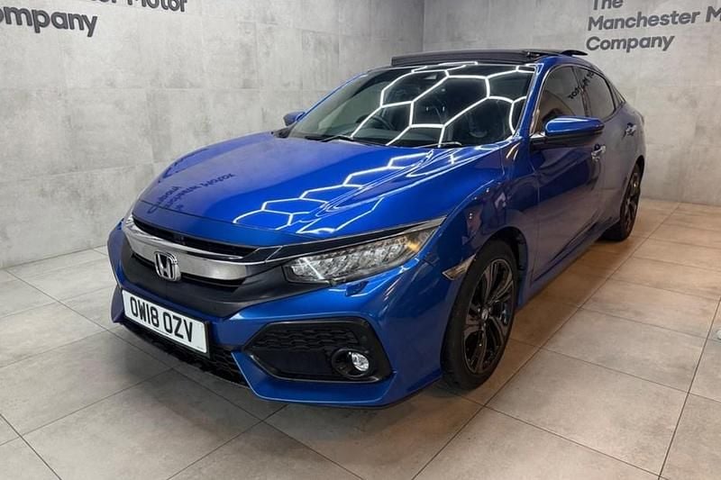 Used Honda Civic Prestige 182 HP (133 kW) 2018 Blue Hatchback