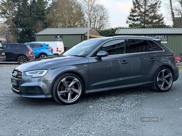 Used Audi A3 S-Line 116 HP (85 kW) 2018 Grey Sedan