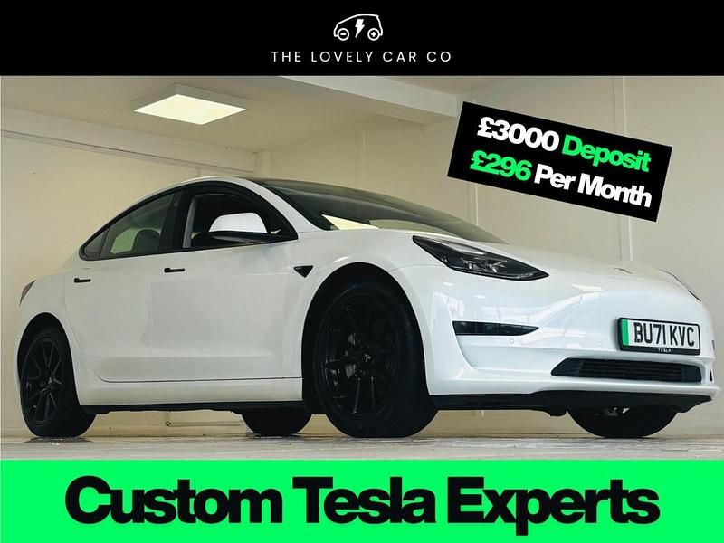 Usado Tesla Model 3 Standard Range Plus 366 kW (498 HP) 2021 Branco Sedan