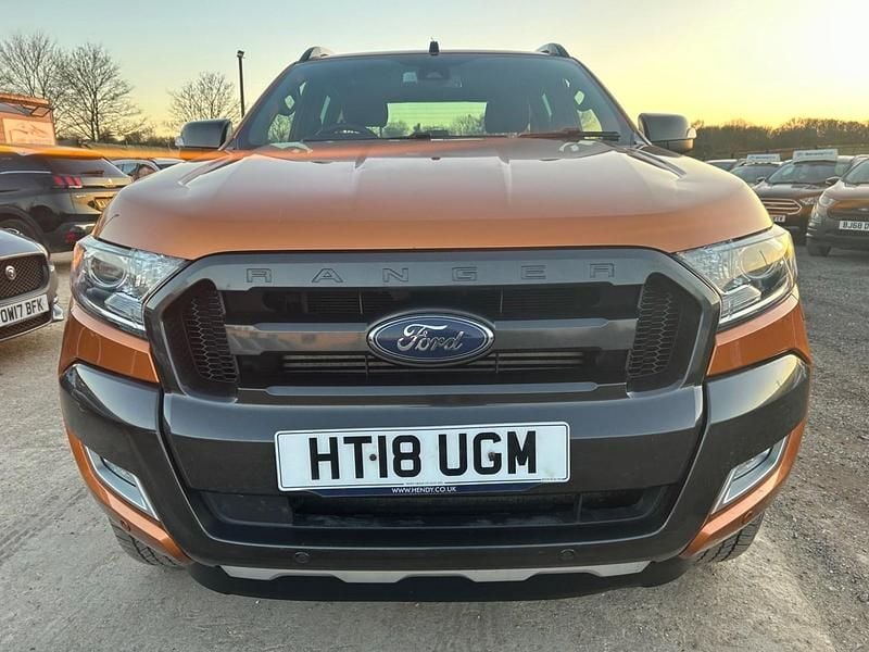 Orange Used 2018 Ford Ranger Wildtrack Pickup | £13,850 (Good price) - Image 1/3
