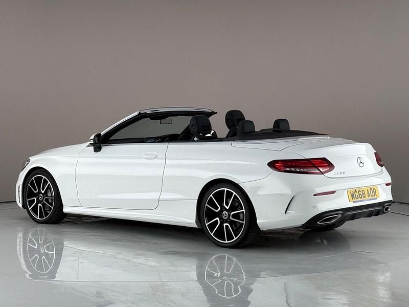 Used Mercedes C200 AMG Line Premium 2018 White Cabriolet