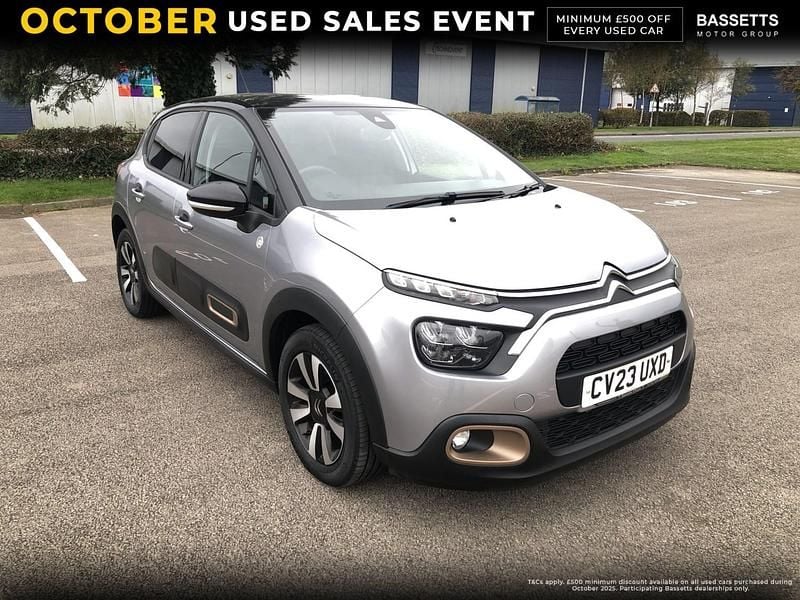 Grey Used 2023 Citroën C3 PureTech Hatchback | £12,995 (Fair price) - Image 1/4