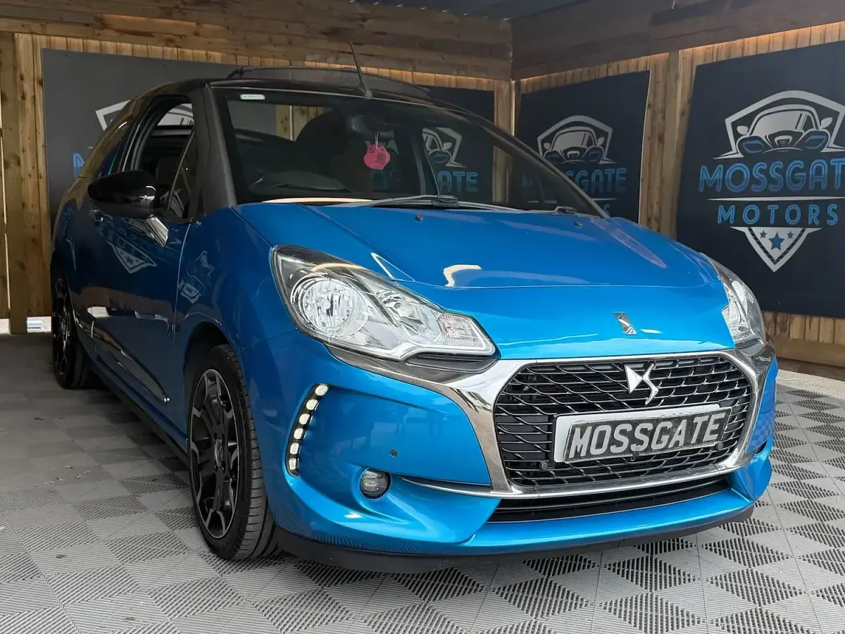 Used DS Automobiles DS3 Cabriolet Elegance 110 HP (80 kW) 2016 Blue Cabriolet