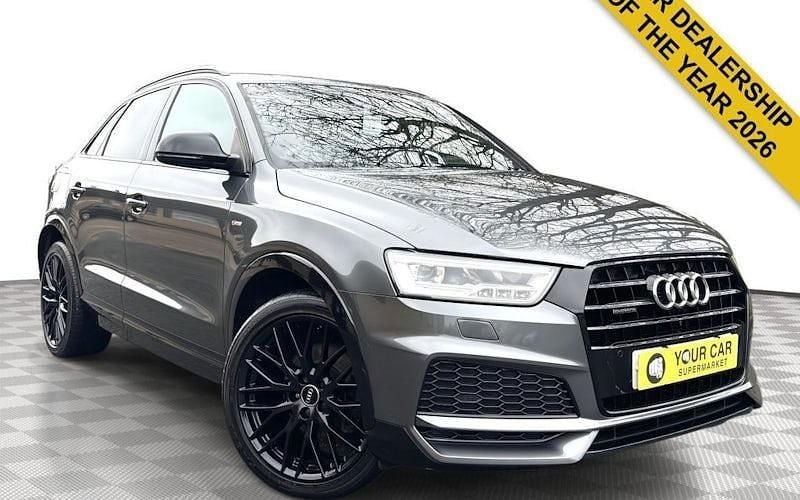 Used Audi Q3 Black Edition 150 HP (110 kW) 2017 Grey SUV