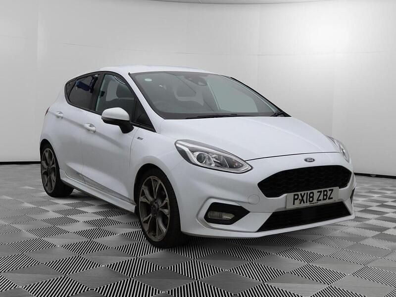 White Used 2018 Ford Fiesta ST-Line Hatchback | £6,890 (A bit pricey) - Image 1/4