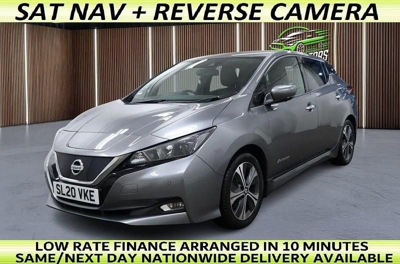 Used Nissan Leaf N-Connecta 110 kW (150 HP) 2020 Grey Hatchback